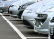 Cars parked in a car park